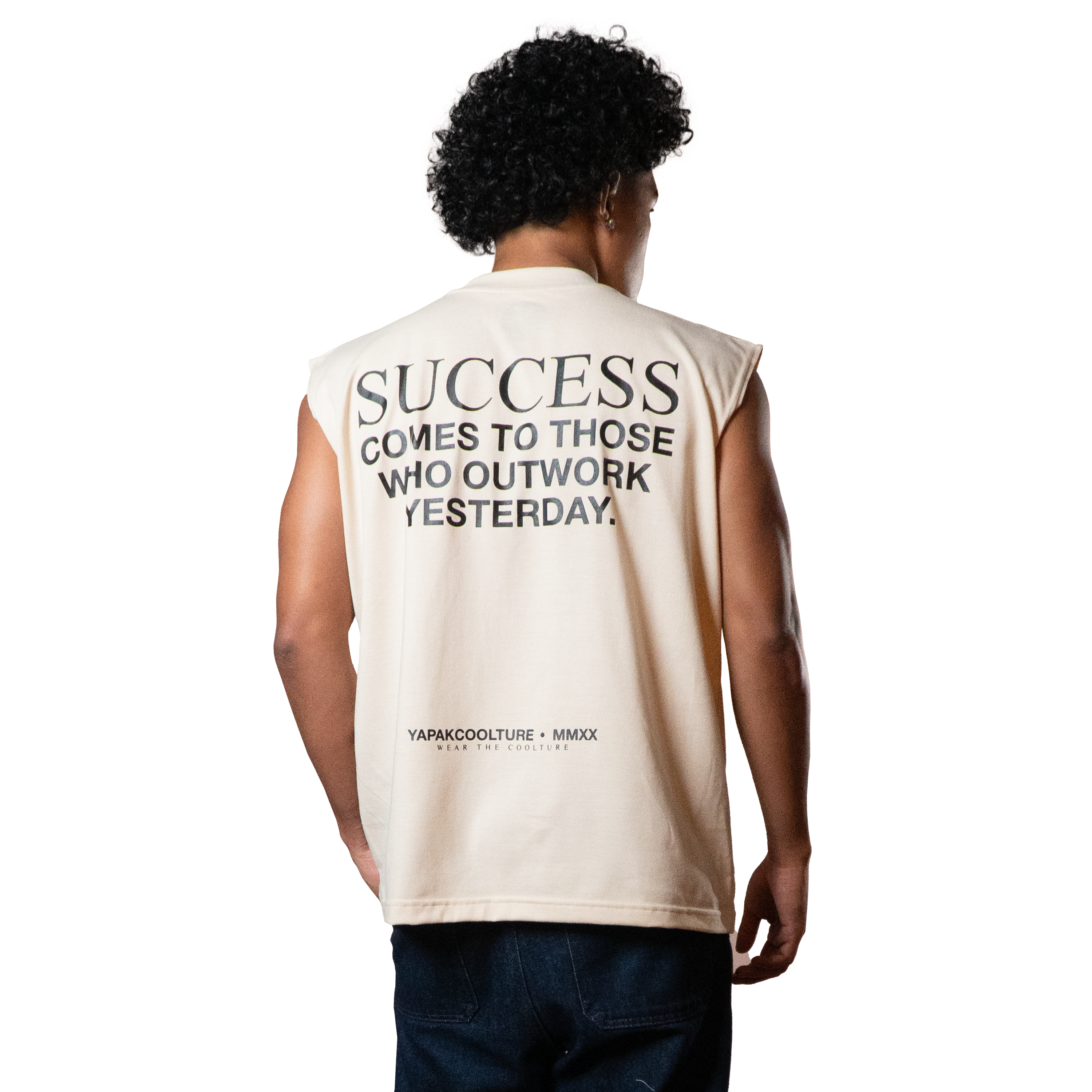 MUSCLE SHIRT - OAT (This is the mindset)