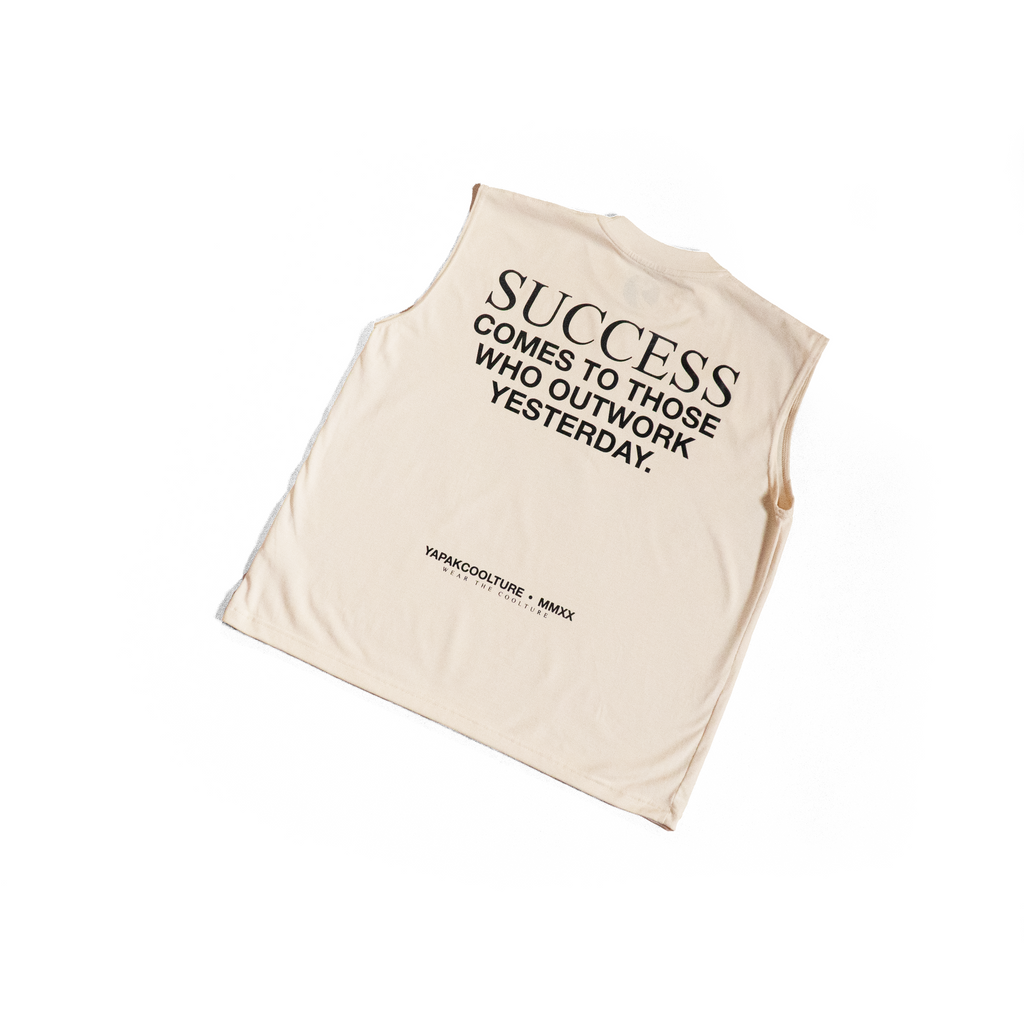 MUSCLE SHIRT - OAT (This is the mindset)