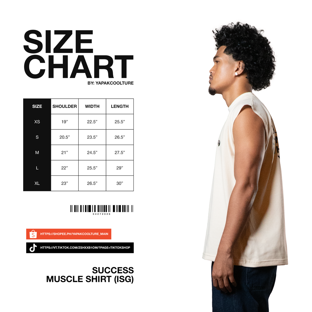 MUSCLE SHIRT - OAT (This is the mindset)