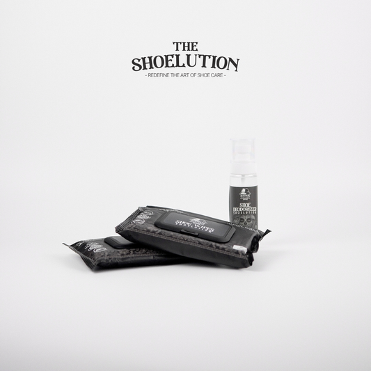 Shoe Deodorizer & Wipes Combo