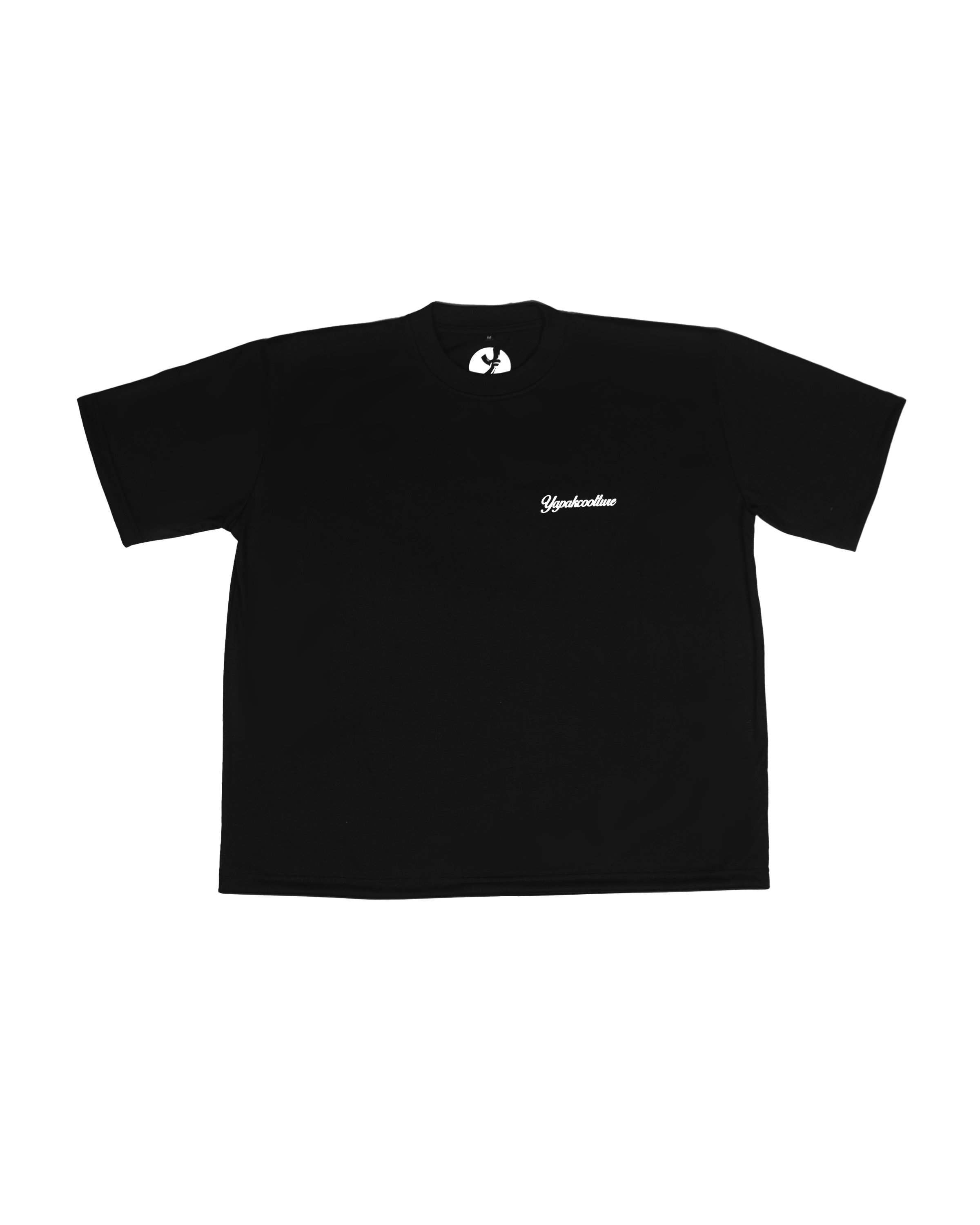 YapakCoolture Essential Crop Box Tee – Black Oversize