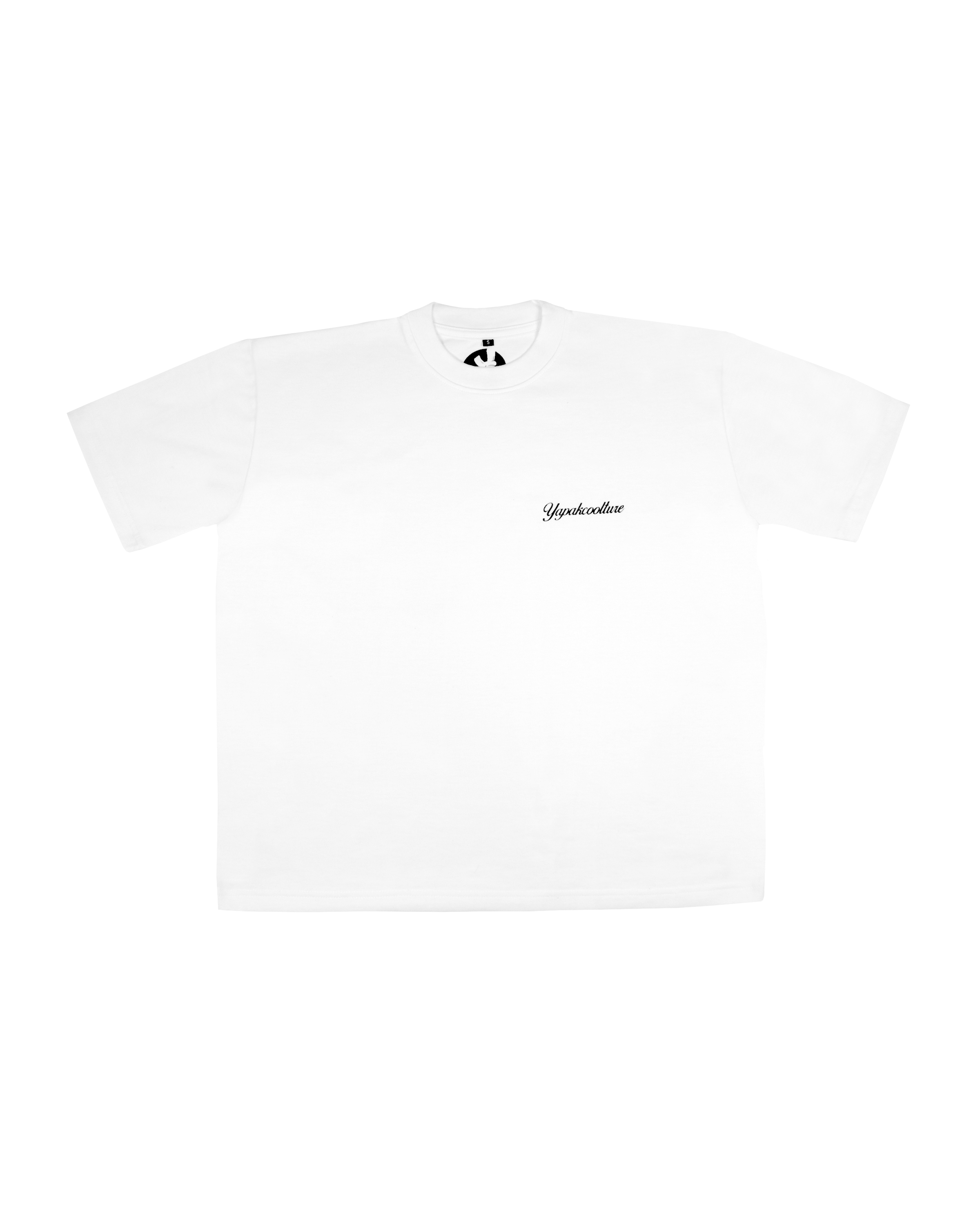 YapakCoolture Essential Crop Box Tee – White Oversize