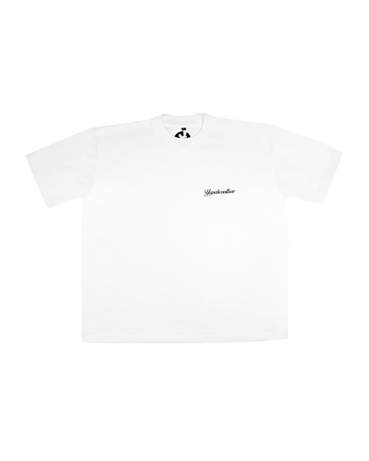 YapakCoolture Essential Crop Box Tee – White Oversize