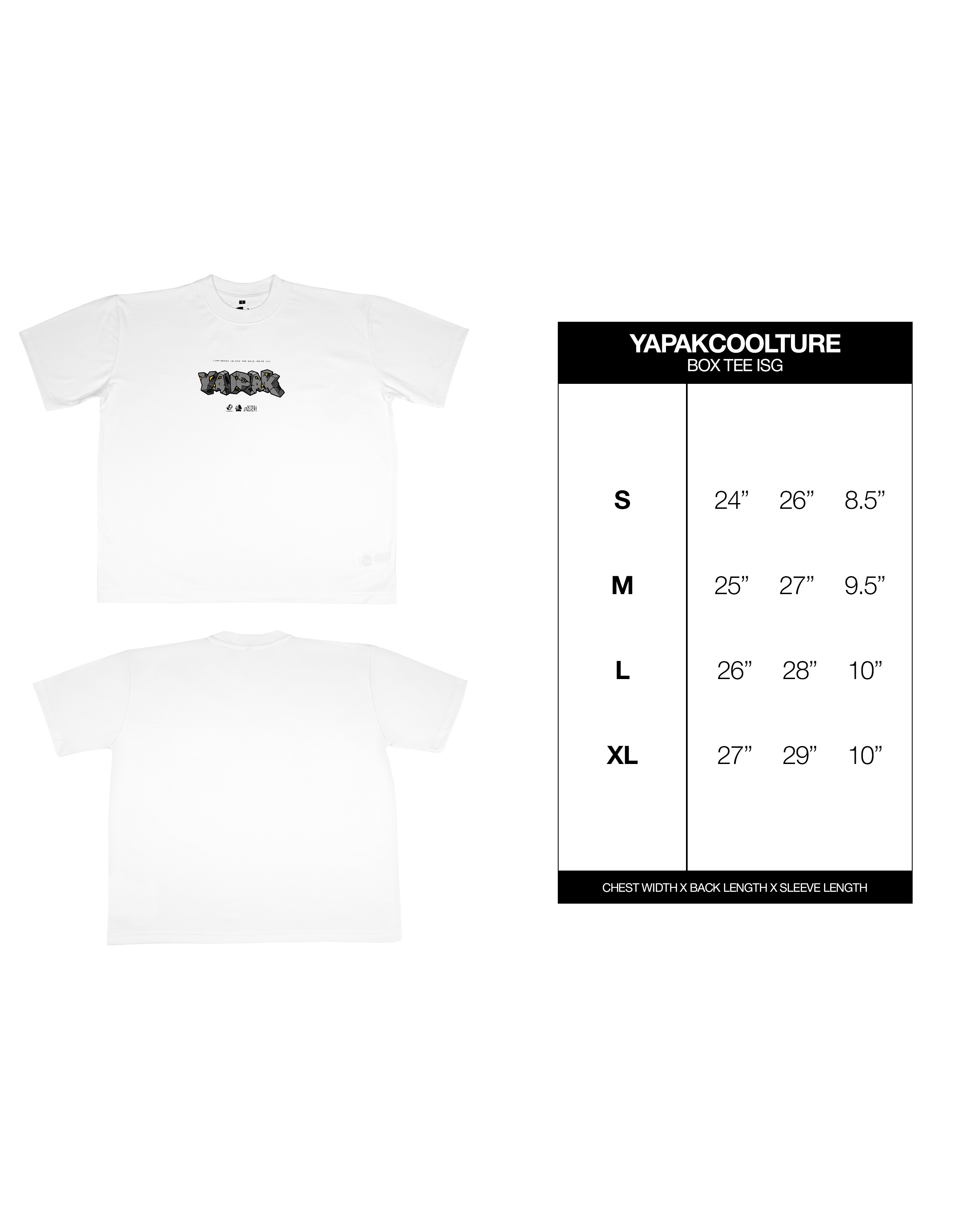 YapakCoolture Confidence Box Tee Shirt