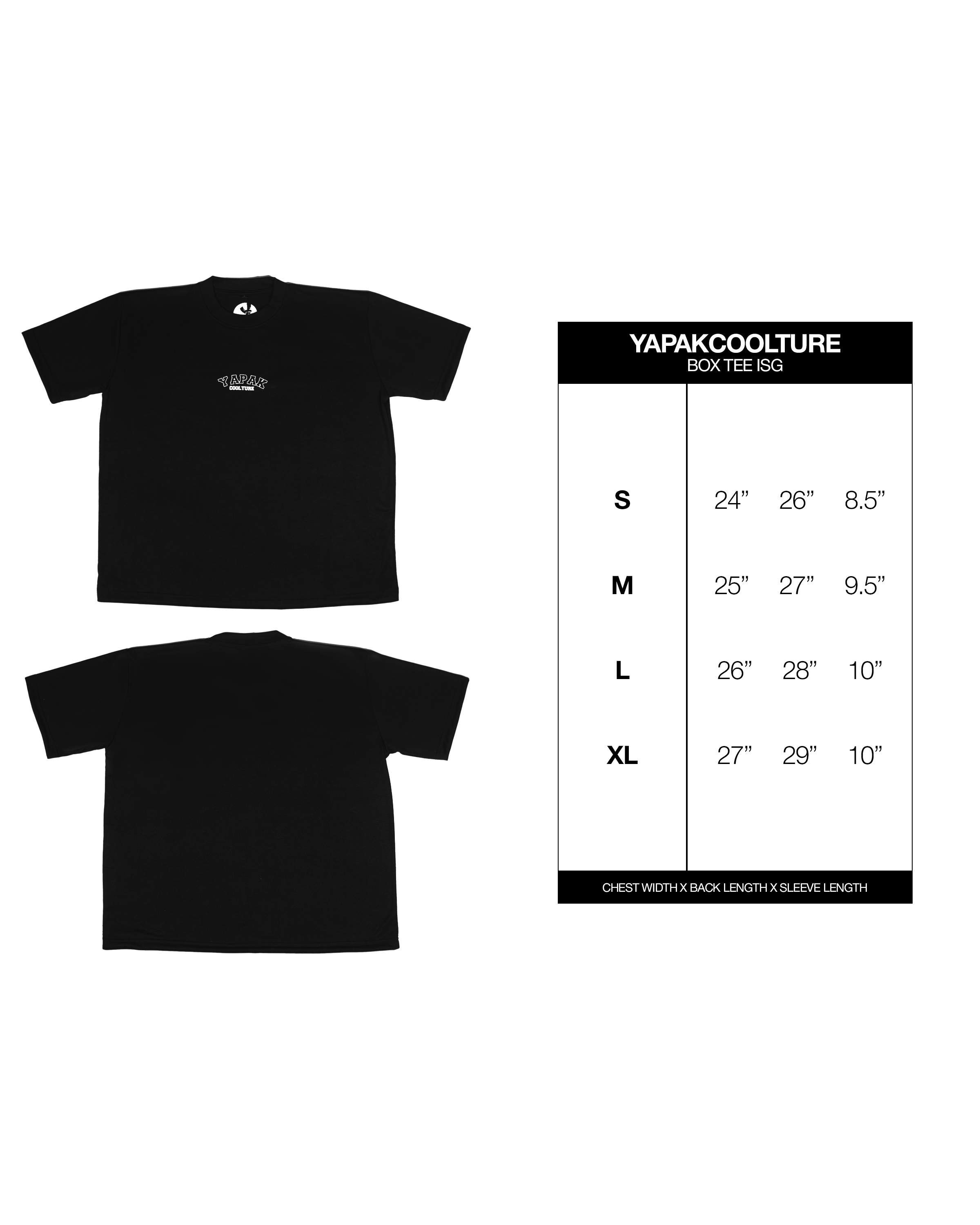 YapakCoolture Spectacular Black Box Tee