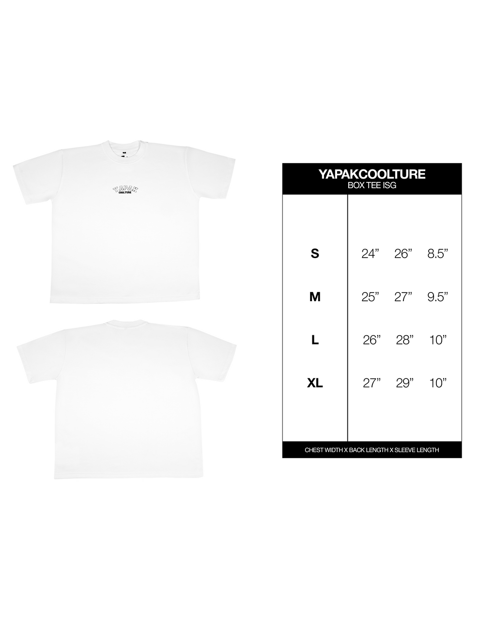 YapakCoolture Spectacular White Box Tee