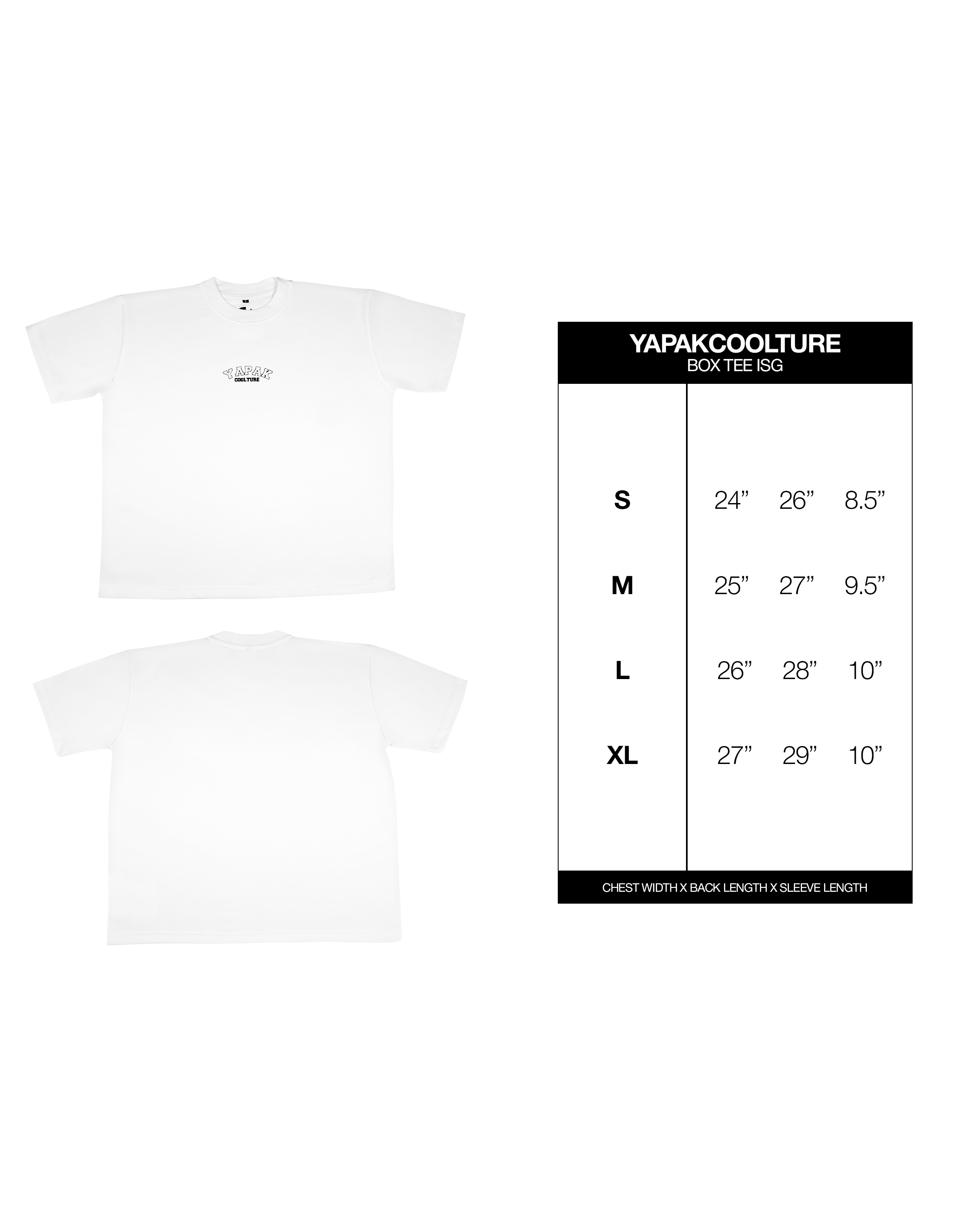 YapakCoolture Spectacular White Box Tee